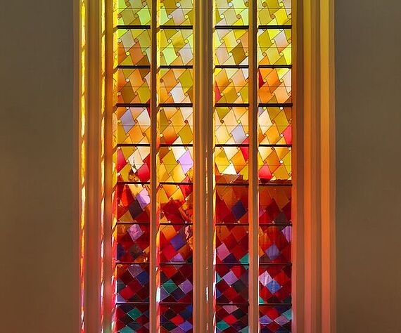 "Fenster für bewegtes Licht", Ólafur Elíasson, Dom St. Nikolai in Greifswald, 2024
