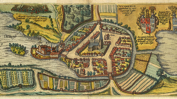 Stadtansicht Eutin, um 1598 © Landesbibliothek Eutin